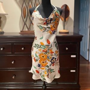 Halter floral dress